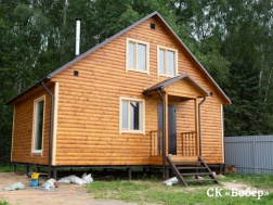 Баня из бруса 6х8 в Московской области