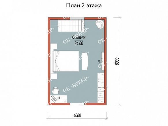 Сруб из бруса 6х6. фото
