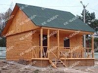Баня из бруса 6x6 в Люберцах