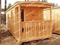 Баня из бруса 7x2,3 в Серпухове