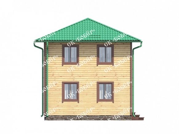 Дом из бруса 6х9. фото